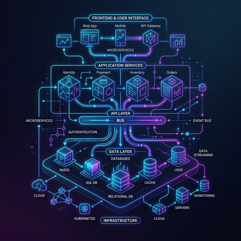 Software Architecture Flow Illustration